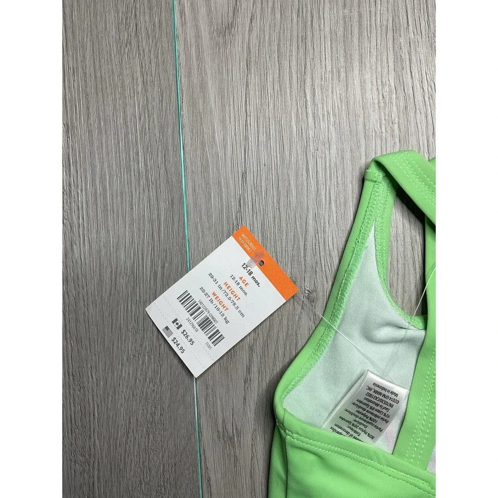 NWT Gymboree‎ Green Crab Swimsuit Size 12 To 18 Months